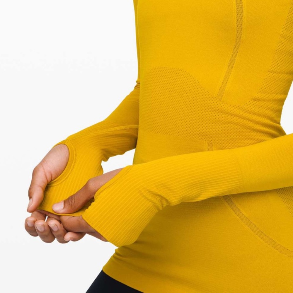 Lululemon Swiftly Tech Honeycomb Colored Long Sleeve Top - Picture 3 of 5